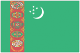 Stickere auto "Turkmenistan"
