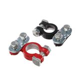 Terminal auto roșu și negru 2 buc.