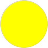 Stickere pentru automobil "Semn de avertizare cerc galben" Stickere pentru automobil "Semn de avertizare cerc galben"