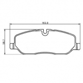 ТОРМОЗНЫЕ КОЛОДКИ DBS2502 (SP 329) (T1513) * LAND ROVER DISCOVERY,RANGE ROVER ПЕР.
