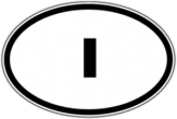 Stickere auto "I - Italia" Stickere auto "I - Italia"