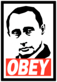 Abtibilduri pentru automobil "Putin Obey" Abtibilduri pentru automobil "Putin Obey"