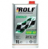 ROLF Energy SAE 10W-40 API SL/CF п/с 1л ROLF Energy SAE 10W-40 API SL/CF п/с 1л