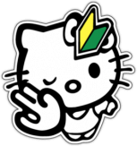 Autocolante pentru masina "Hello Kitty JDM"