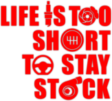 Autostickere pentru autocar "Life Is Too Short"
