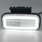 Dimensiuni laterale alb dreptunghiular 4 LED-uri cu suport