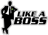 Stickere pentru auto "Like A Boss Soshinoya"