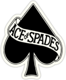 Abtibilduri pentru automobil "Ace of Spades"