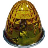 Lampă de marcare galbenă rotundă