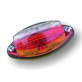 Dimensiune laterală roșu-alb cu sârmă ovală