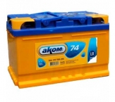 AUTO АКОМ 6СТ-74 ЕВРО VL EURO P+(700 A)