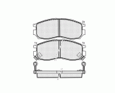КОЛОДКИ DBS3029 SP133 T0398 MITSUBISHI COLT, GALANT, LANCER, SPACE WAGON ПЕР.