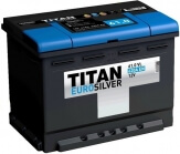 TITAN EUROSILVER 12V 61.1 A/h 620A 242/175/190 левый