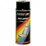 КРАСКА ДЛЯ ВИНИЛА И КОЖИ ЧЕРНАЯ АЭРОЗОЛЬ MOTIP 4066 400 МЛ