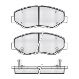 ТОРМОЗНЫЕ КОЛОДКИ DBS3260 (SP 354) (T1333) * HONDA CRV 02-, PILOT ПЕР.