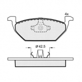 ТОРМОЗНЫЕ КОЛОДКИ DBS2091 SP136 T1163 SKODA OCTAVIA VW BORA GOLF IV ПЕР. +ДАЧИК