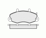 PLACUTE FRANA DBS2010 SP173 T0389 FORD TRANSIT 91-00 14 FATA