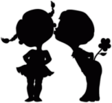 Stickere pentru automobil "Primul sarut"