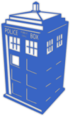Autocolante auto "Doctor Who Tardis"