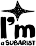 Abtibilduri pentru automobil "I am a Subarist"