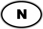 Abtibilduri pentru auto "N - Norvegia" Abtibilduri pentru auto "N - Norvegia"