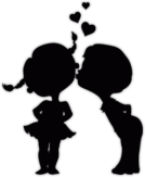 Stickere pentru auto "Sărutul copilului"