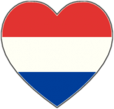 Стикеры на автомобиль "Голландия сердце"