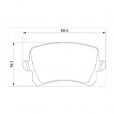 ТОРМОЗНЫЕ КОЛОДКИ DBS2565* (T1699) * VW PASSAT,TIGUAN (08-) ПЕРЕД.