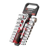 Set prize 1/2 8-32 mm. maner prelungitor cu clichet 72 dinti 20 buc. Cr-V STORM