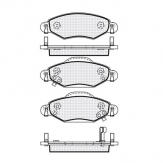 ТОРМОЗНЫЕ КОЛОДКИ DBS3267 (SP499) (T1393) * TOYOTA YARIS ПЕРЕД. КОЛОДКИ/PARTI P/U FRINA
