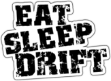 Sticker pentru autocar "Eat Sleep Drift 002"