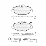 ТОРМОЗНЫЕ КОЛОДКИ DBS2414 (SP 403) (T5154) *MERCEDES E-CLASS(W 211) ПЕР. КOЛОДКИ/GARNITURA DE FRINA