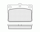 ТОРМОЗНЫЕ КОЛОДКИ SM-083 SP159 DBS3014 T0843