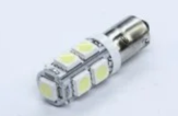 Lampă LED alb T8-03 9SMD dimensiune 5050 T4W BA9s 24V