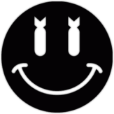 Sticker pe masina "Bomb Smiley"