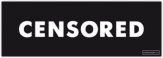 Abtibilduri pentru automobil "Censored" Abtibilduri pentru automobil "Censored"