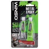 Lipici epoxidic 2 seturi 30g Winso (metal gri)