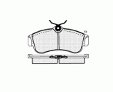 PLACUTE FRANA DBS3033 SP157 T5063 NISSAN ALMERA II N16 PRIMERA P10 P11 FATA