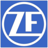 Наклейка на авто "ZF"