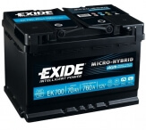 Exide Start-Stop AGM EK700