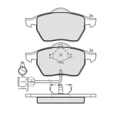 ТОРМОЗНЫЕ КОЛОДКИ DBS2066 SP178 T1388 T1035 AUDI 100 A4 A6 + ДАТЧИК КРУГЛЫЙ ПЕР.