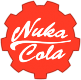 Autocolante "Nuka-Cola (cu litere albe)"