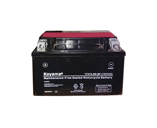 KOYAMA moto YTX7A-BS 12V-7Ah